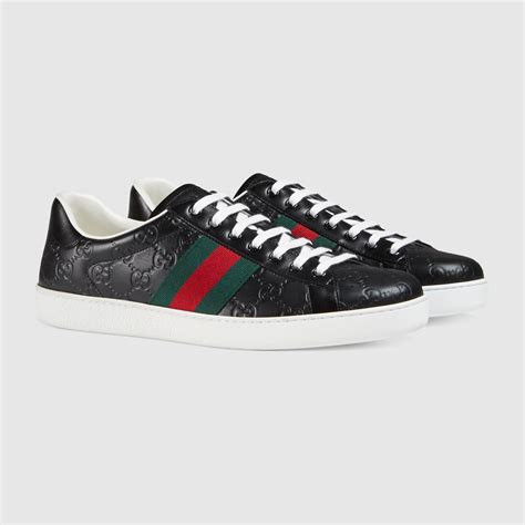 ace sneaker aus gucci signature|Gucci ace sneakers review.